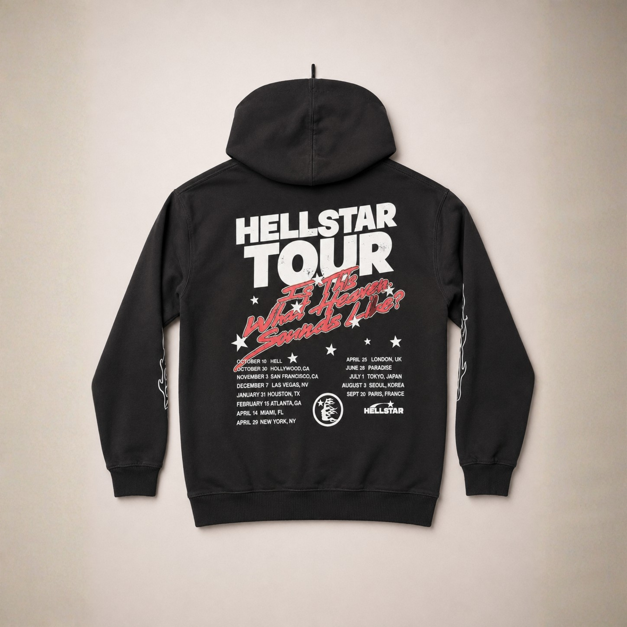 Hellstar Graphic Hoodie Dark Grey