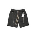 Dark Grey Shorts With Zips