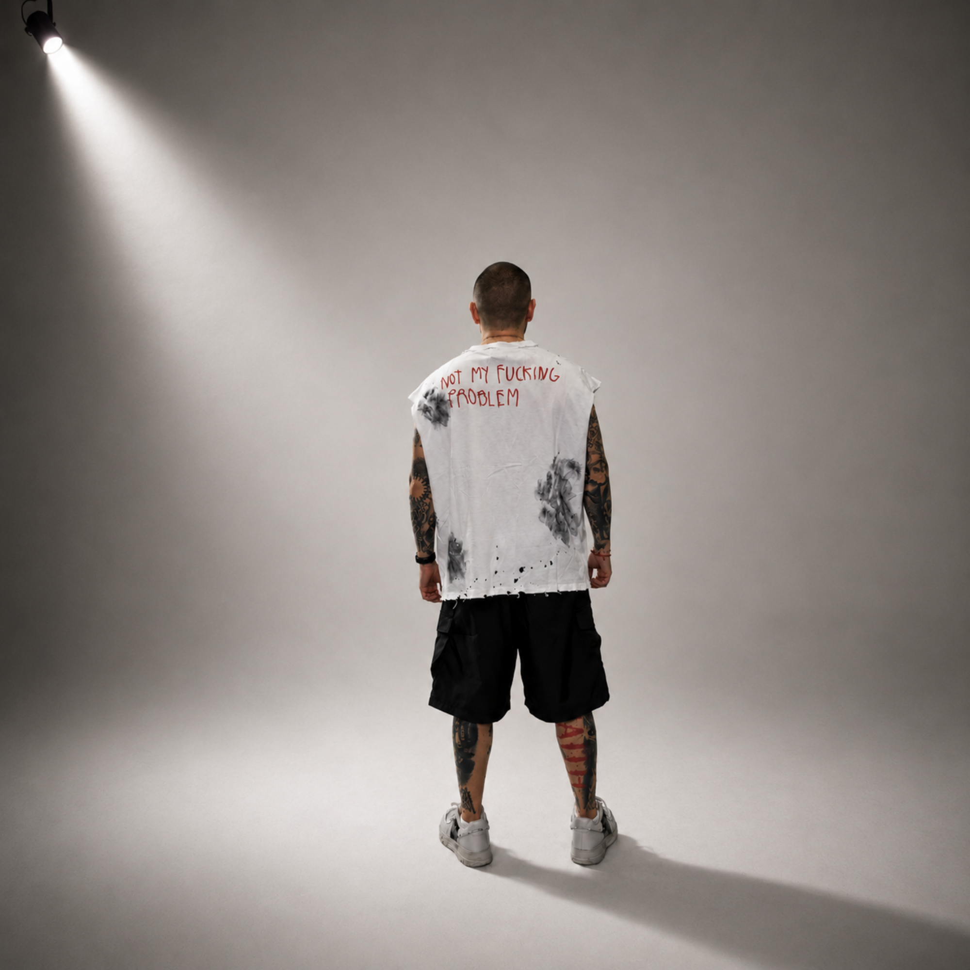 Tank Top Off-White with Graphics