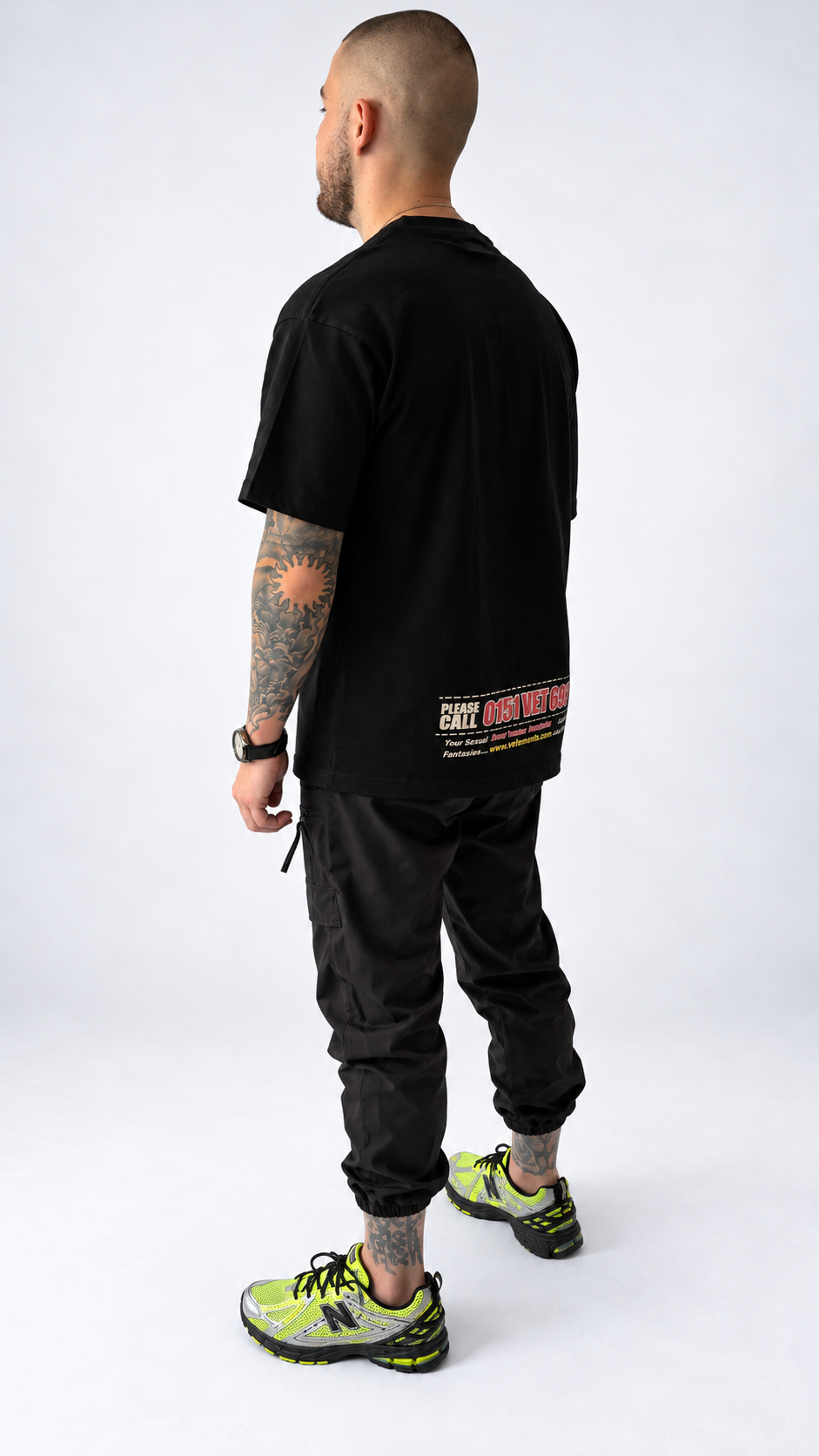 Vetements Dominatrix Hotline Black T-Shirt