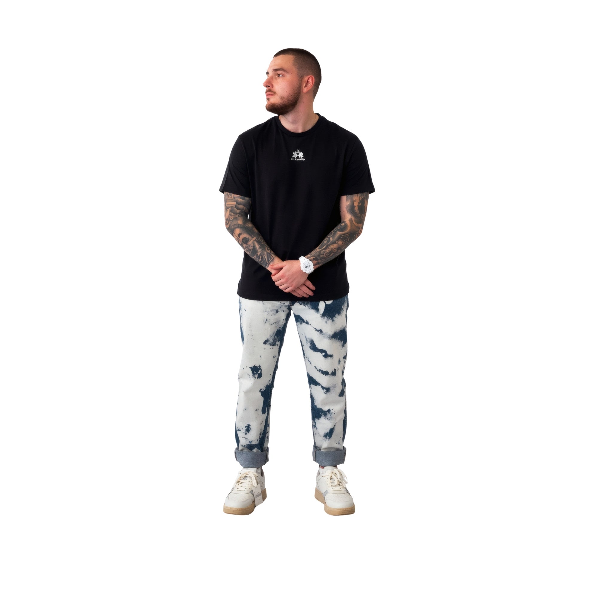Purple Brand Bleached Jeans Light Blue