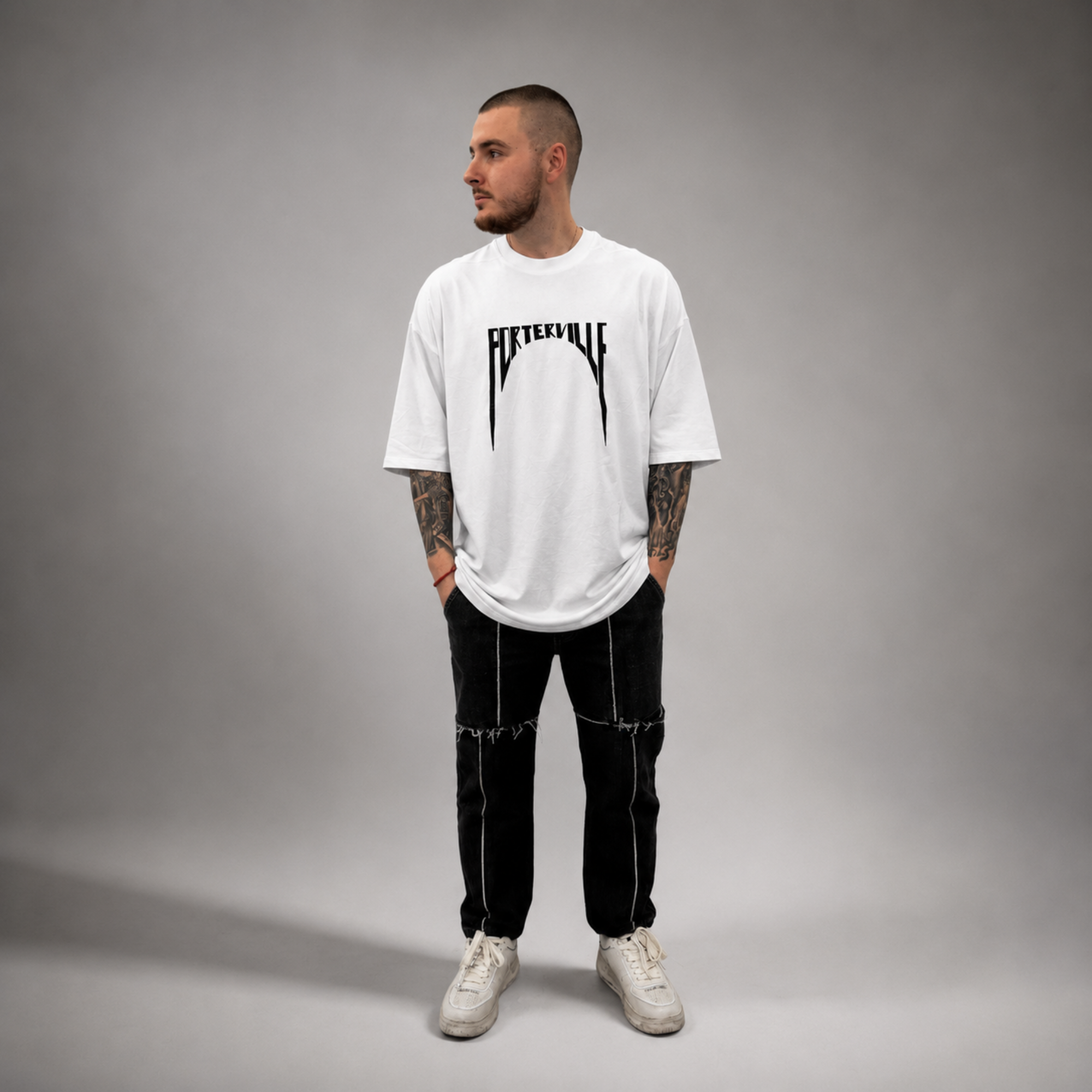 DRKSHDW Oversized T-Shirt White