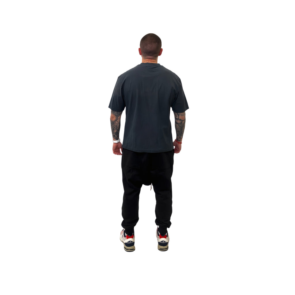 Acne Distressed T-Shirt Blue