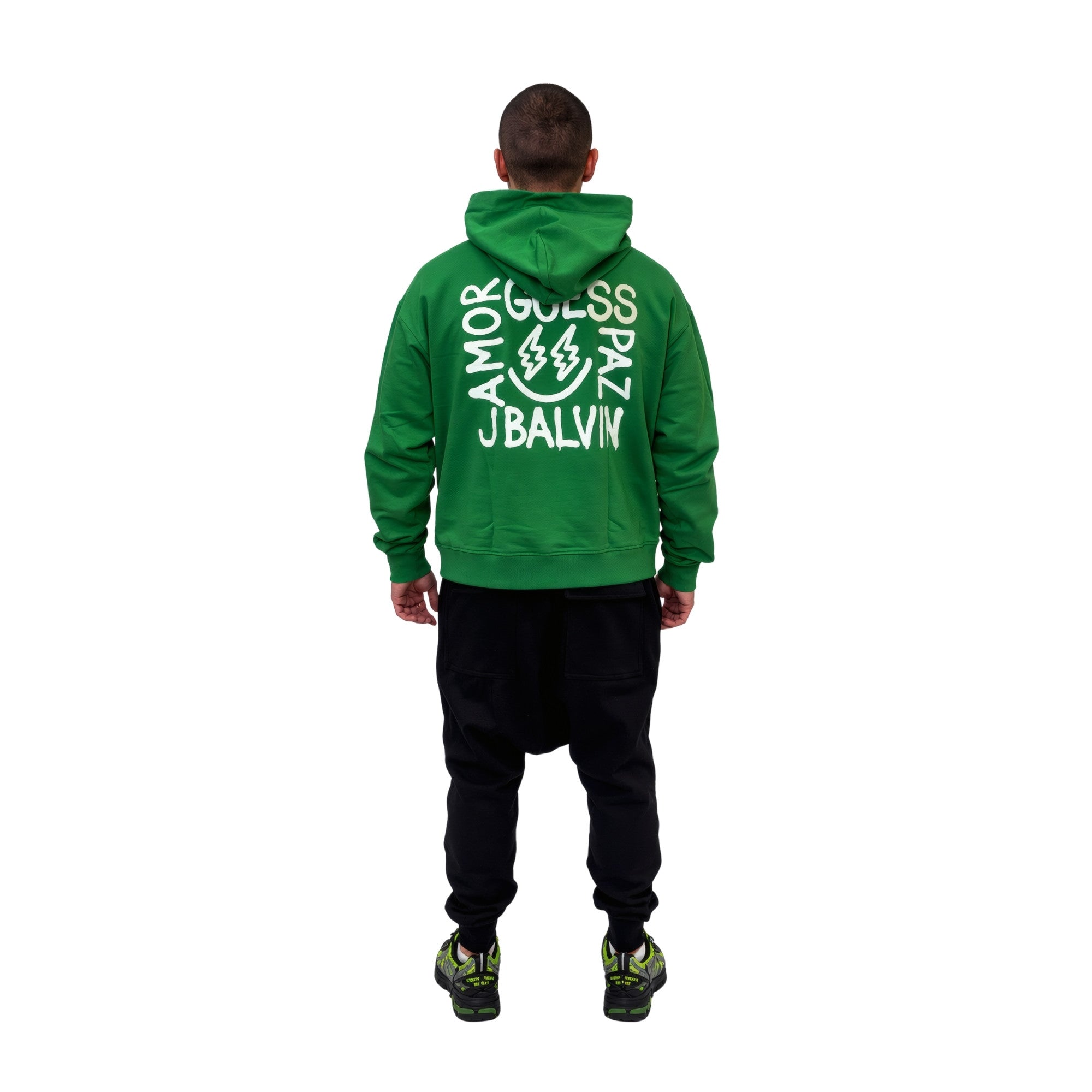 Guess x J Balvin Hoodie Green