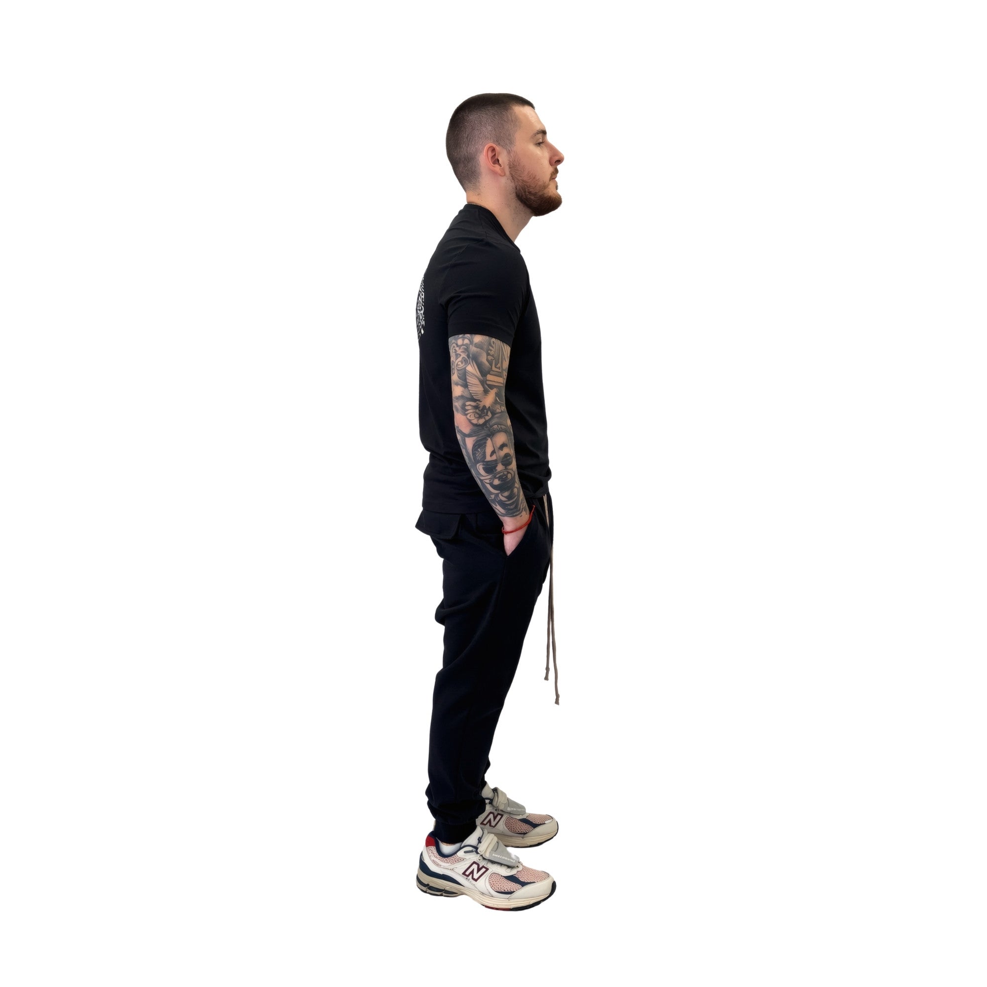 Bikkembergs Zip Detail T-Shirt Black