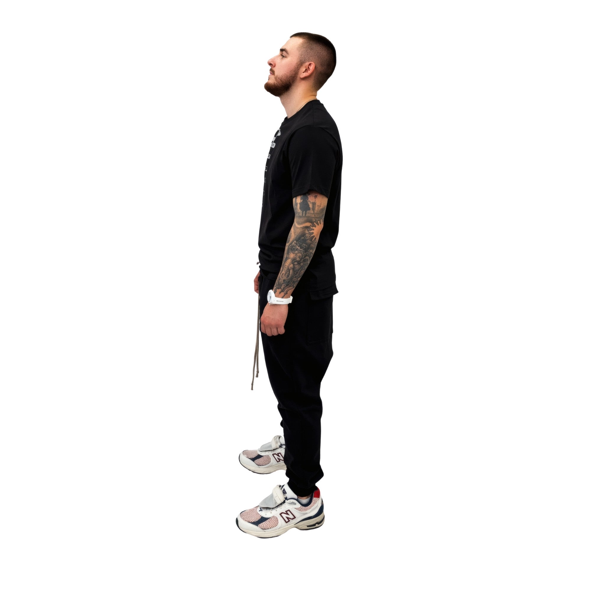 Bikkembergs Zip Detail T-Shirt Black