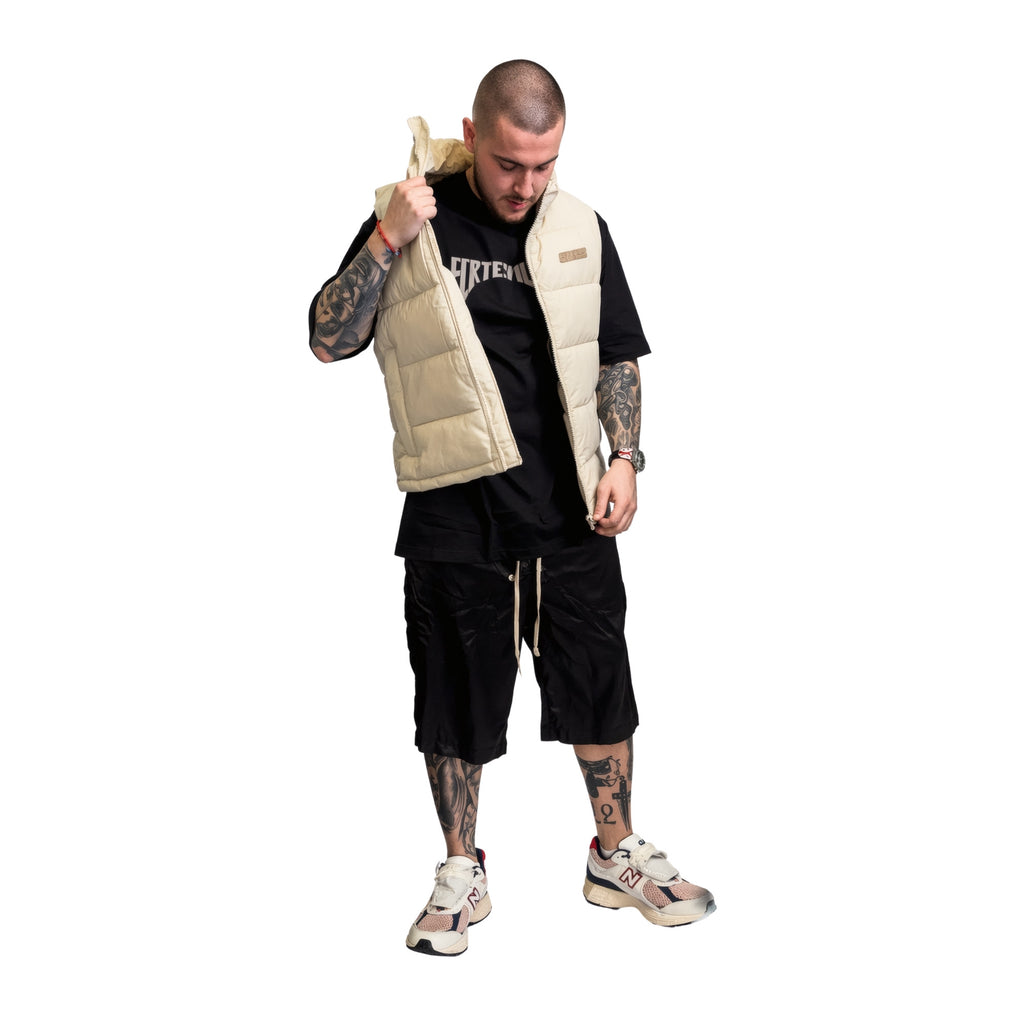 Guess Puffer Vest Beige
