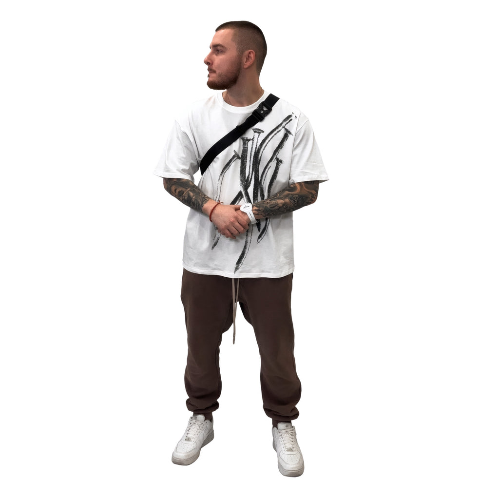 "Nails" T-Shirt White