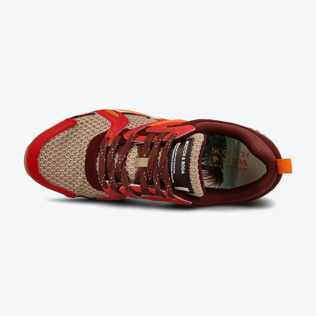 SCOTCH & SODA - RED MULTI SNEAKERS