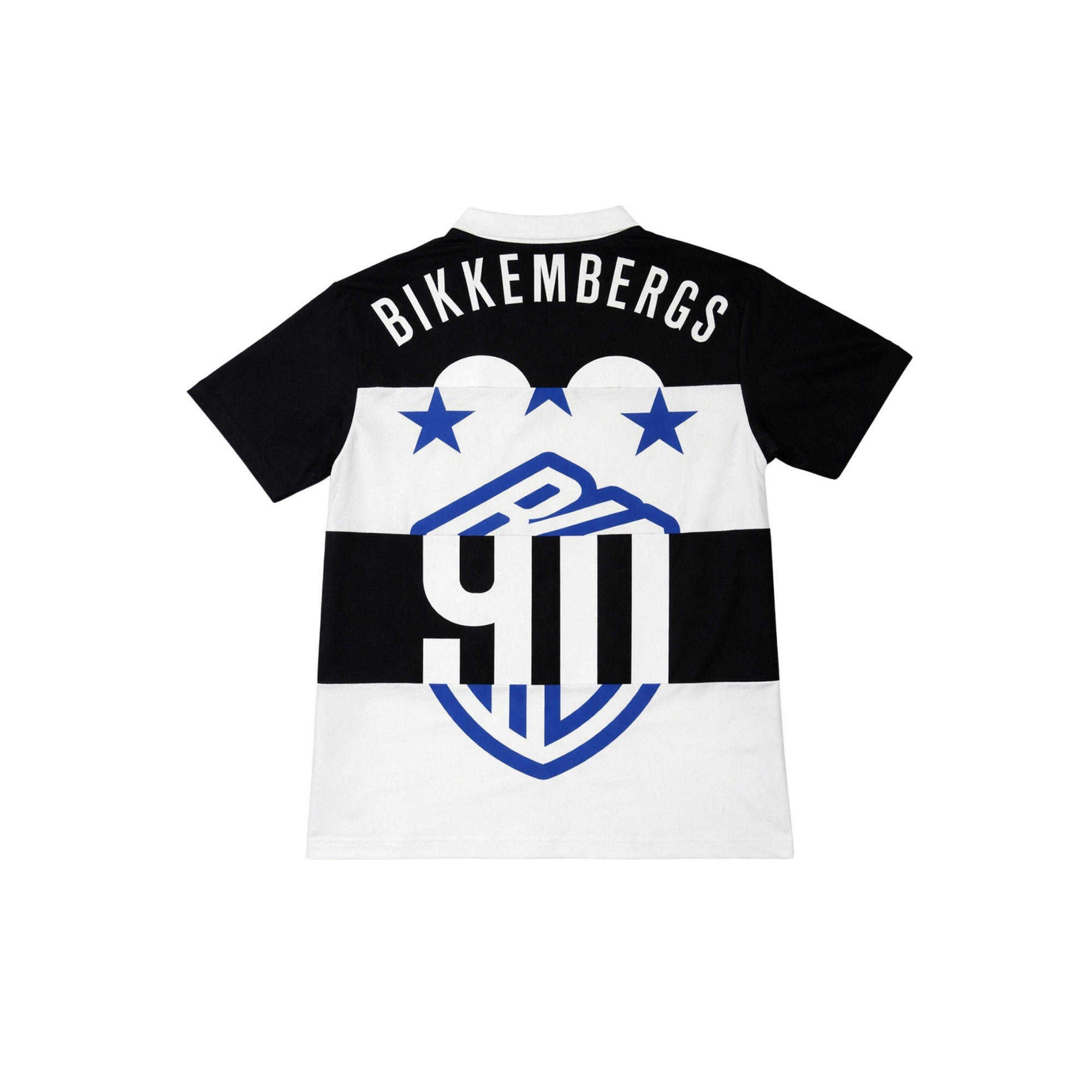 Bikkembergs Back Print Oversized Polo White