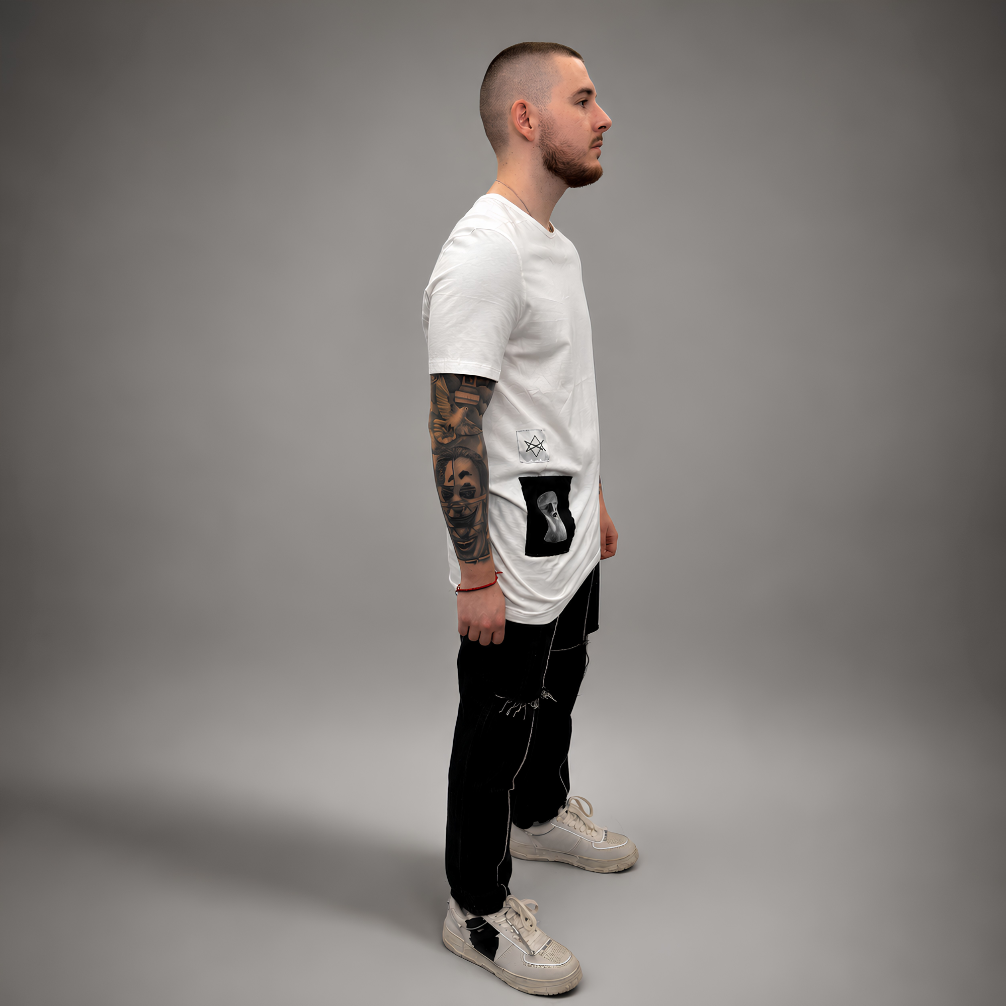 DRKSHDW Slim T-shirt White Patches