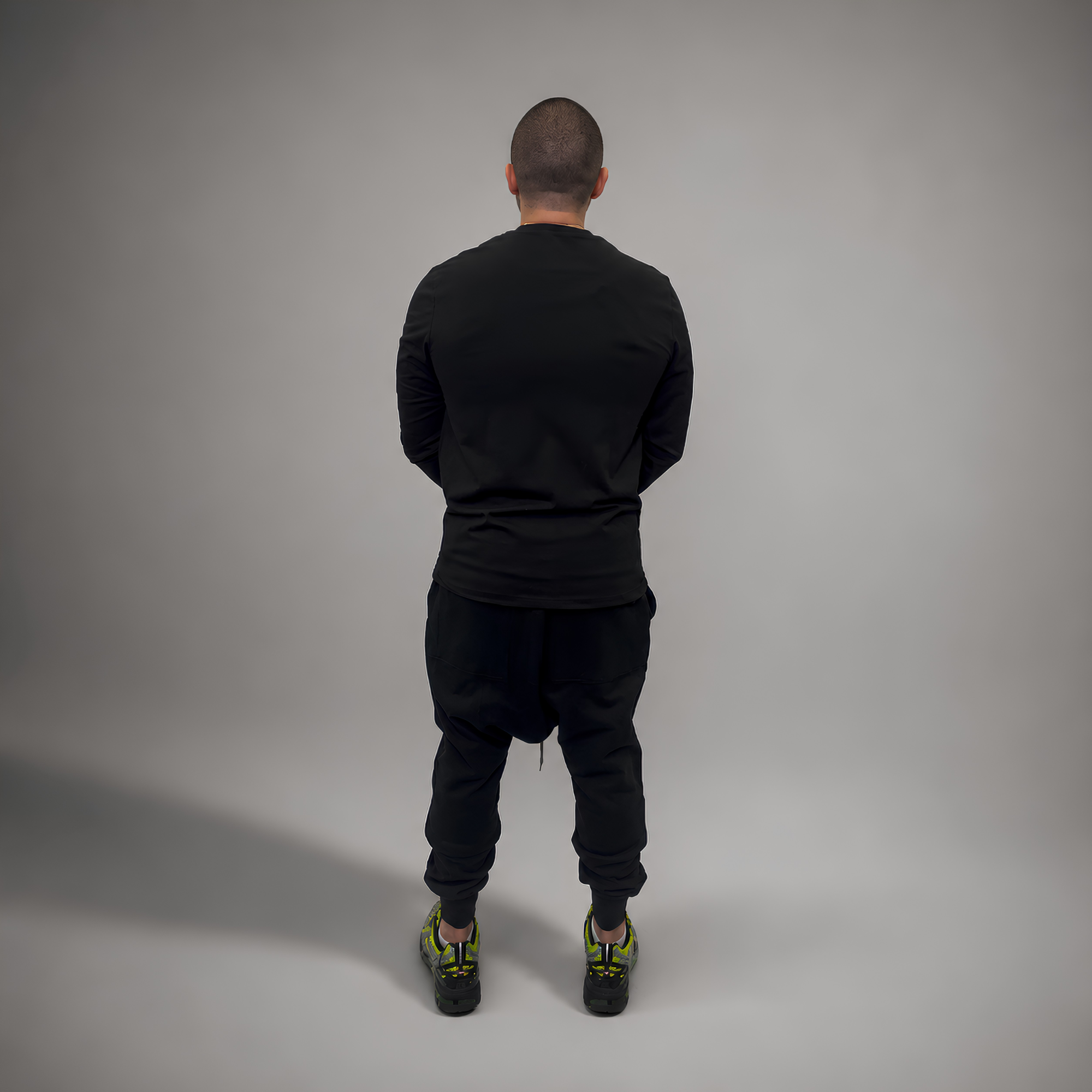 Bikkembergs Long Sleeve T-Shirt Black / Green