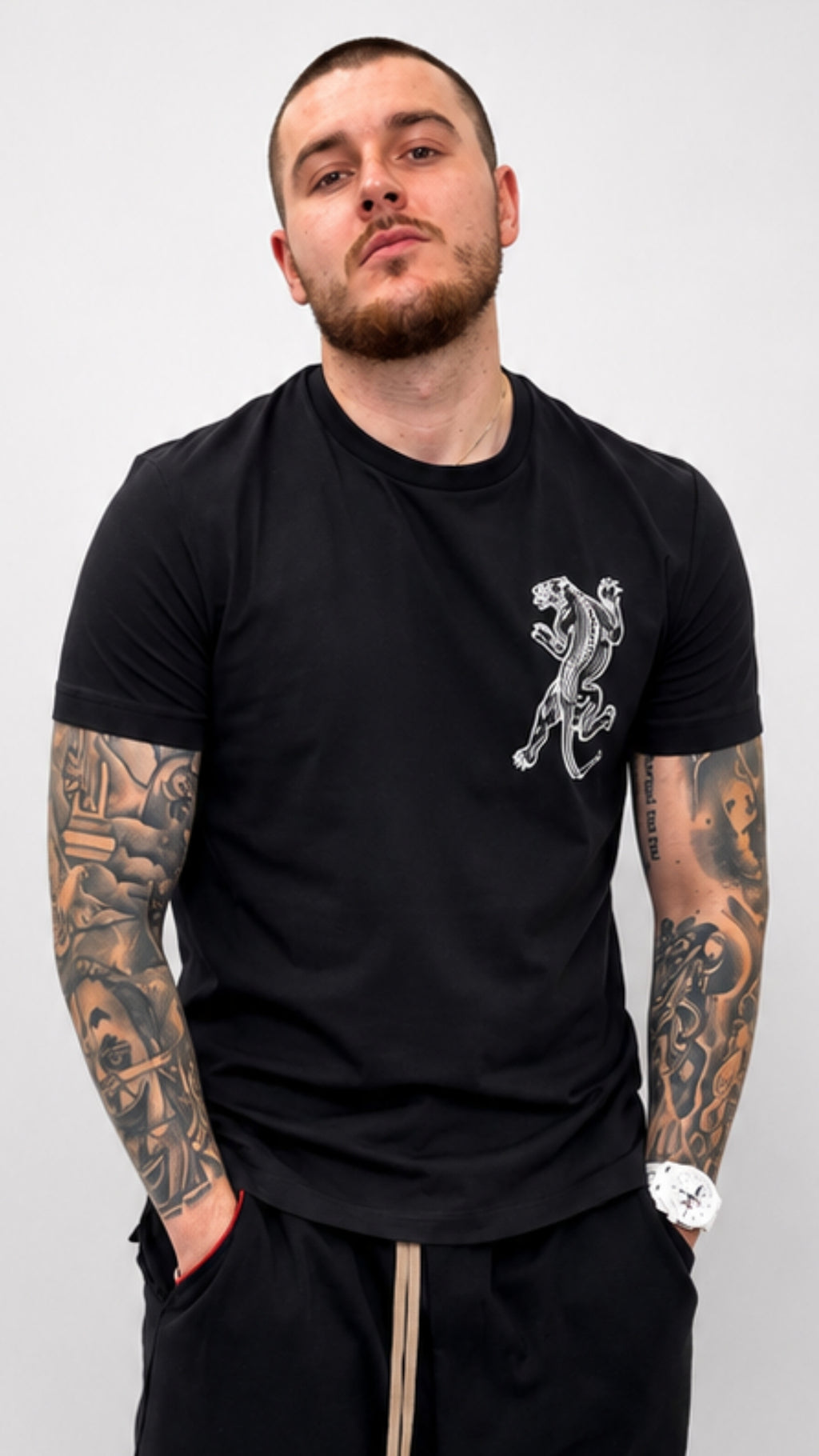 Bikkembergs Черна тениска