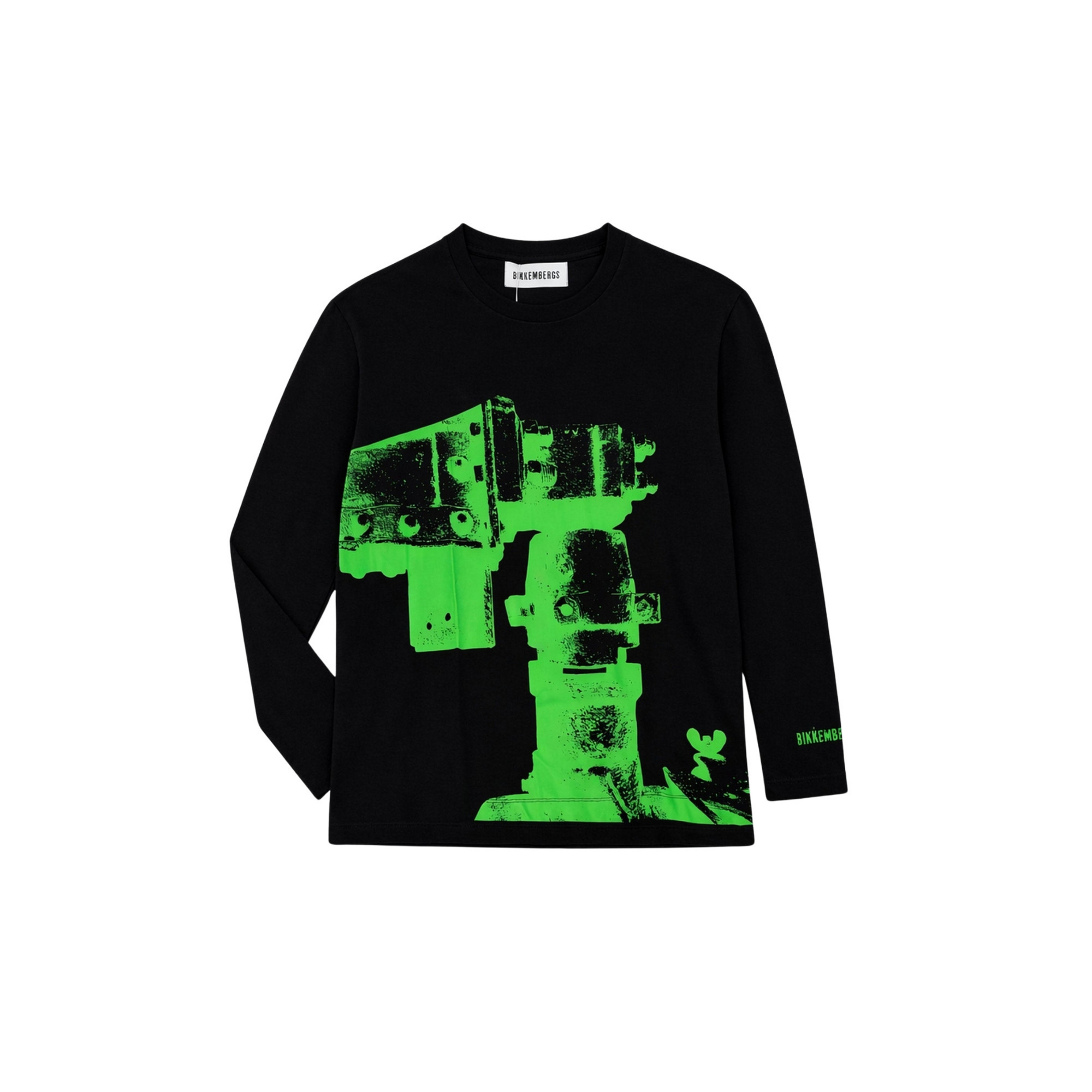 Bikkembergs Long Sleeve T-Shirt Black / Green