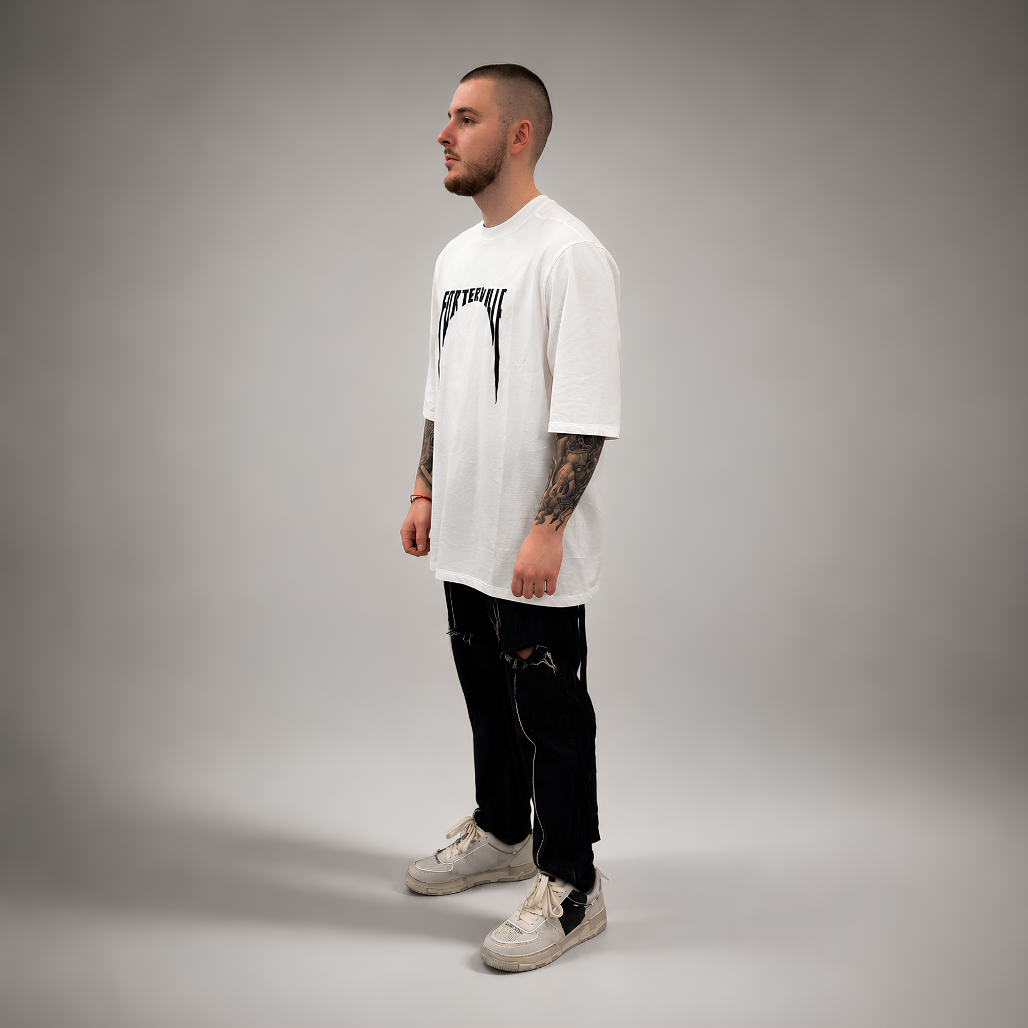 DRKSHDW Oversized T-Shirt White