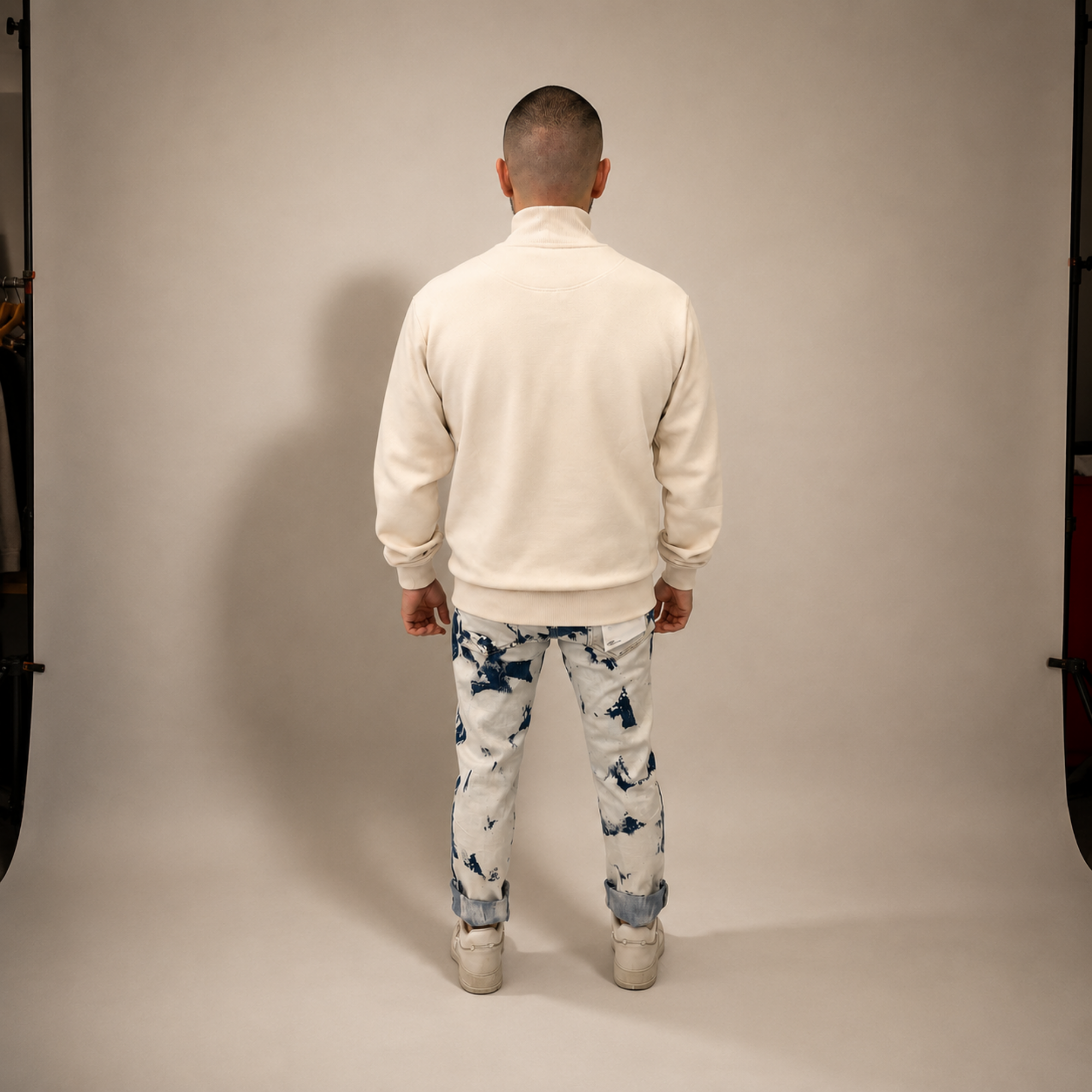 Bikkembergs Turtleneck Sweater Cream