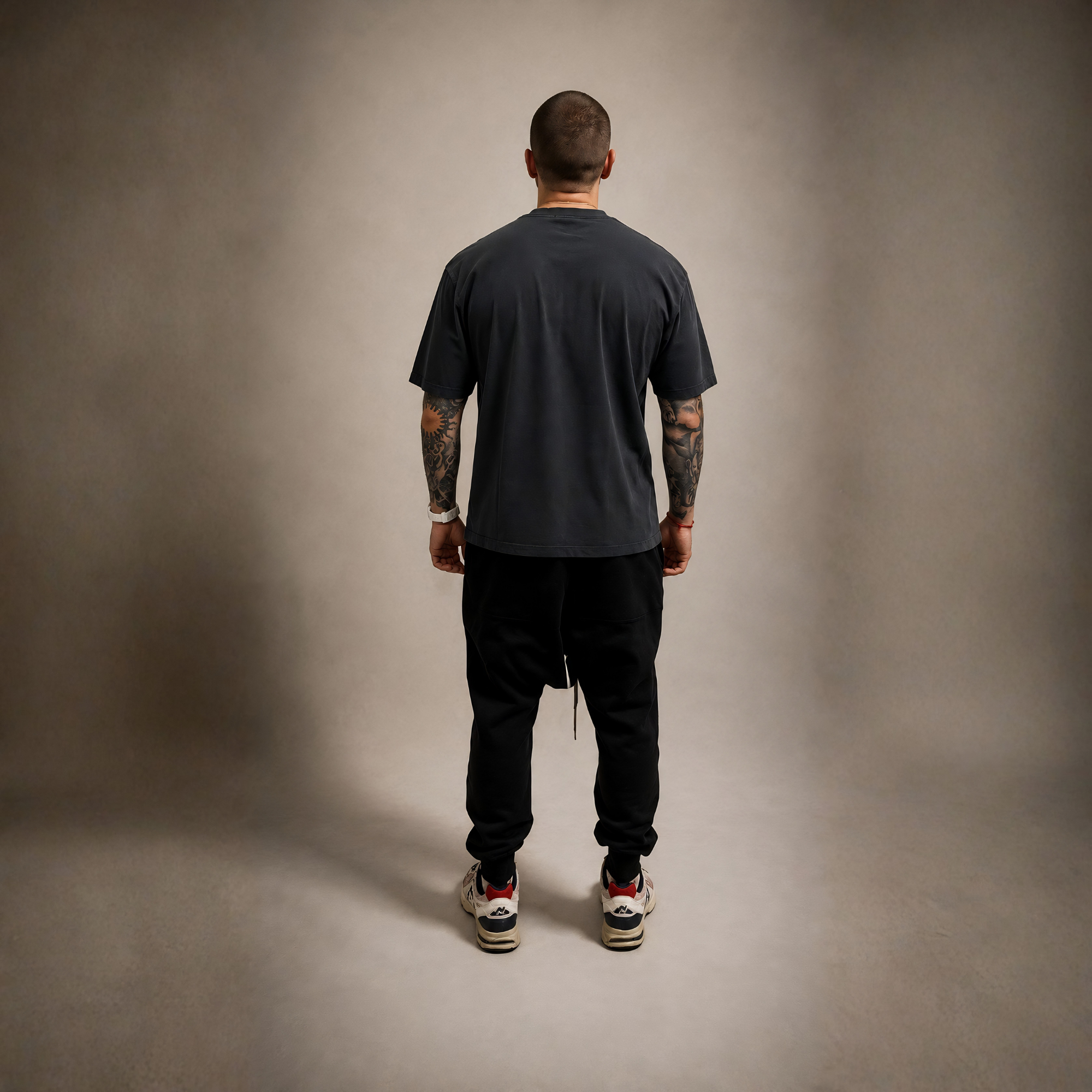 Acne Distressed T-Shirt Blue