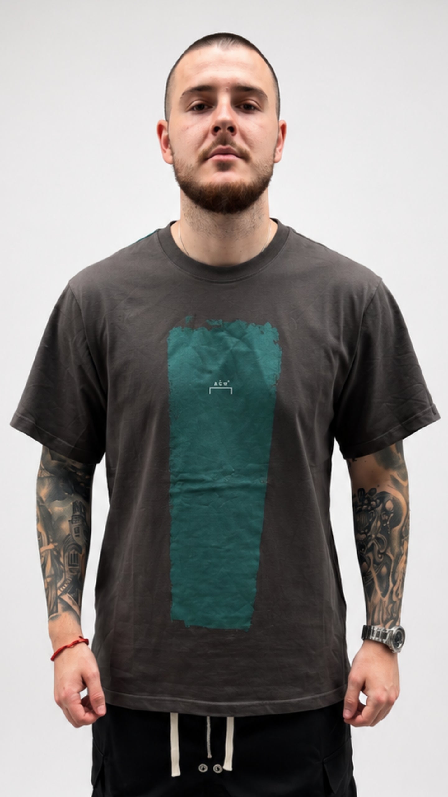 Bikkembergs Back Print T-Shirt Green | POP SHOP