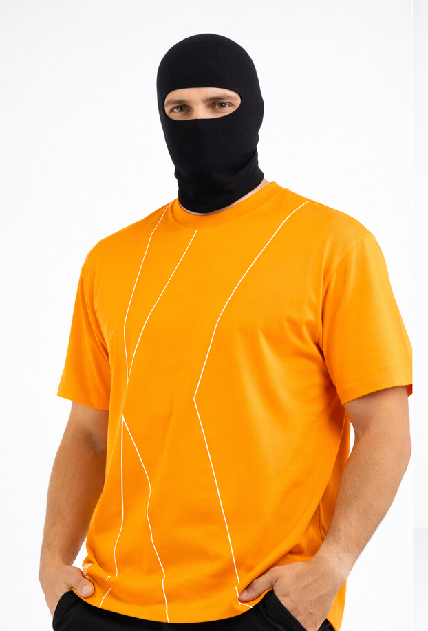 BIKKEMBERGS - ORANGE "K" TEE