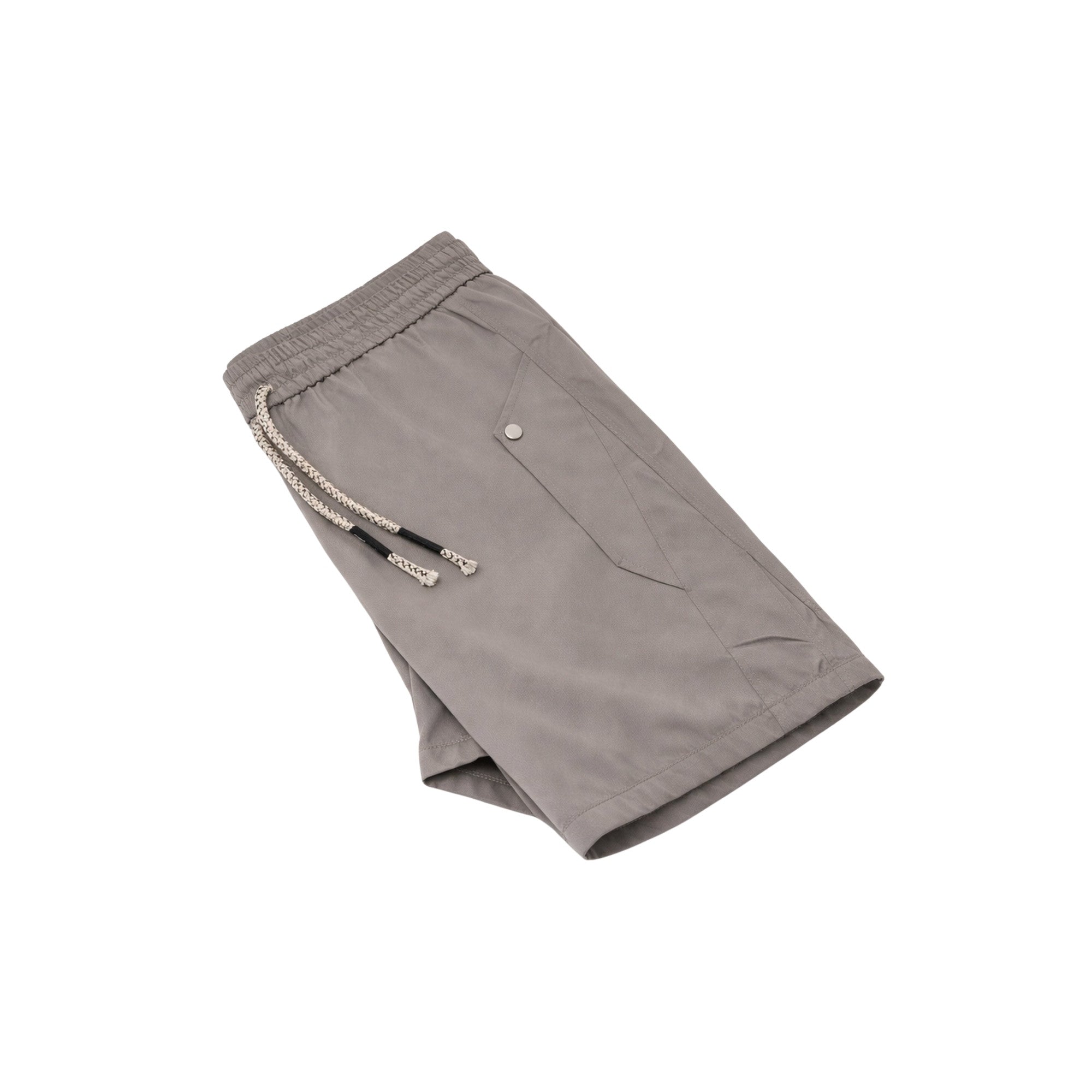 Grey Functional Shorts Zipper