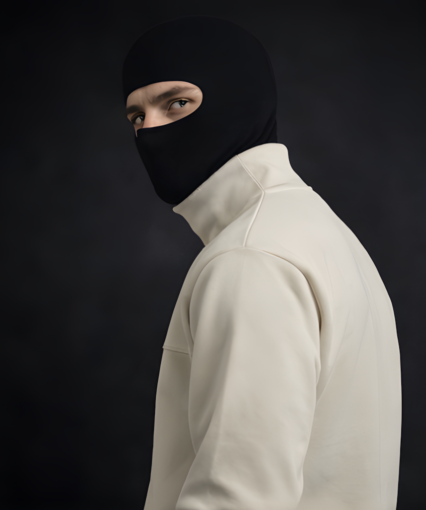 BIKKEMBERGS - OFF WHITE TURTLENECK SWEATSHIRT