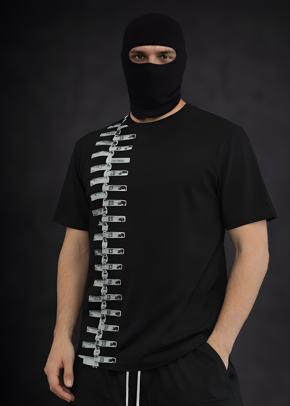 BIKKEMBERGS - ZIPPER TEE