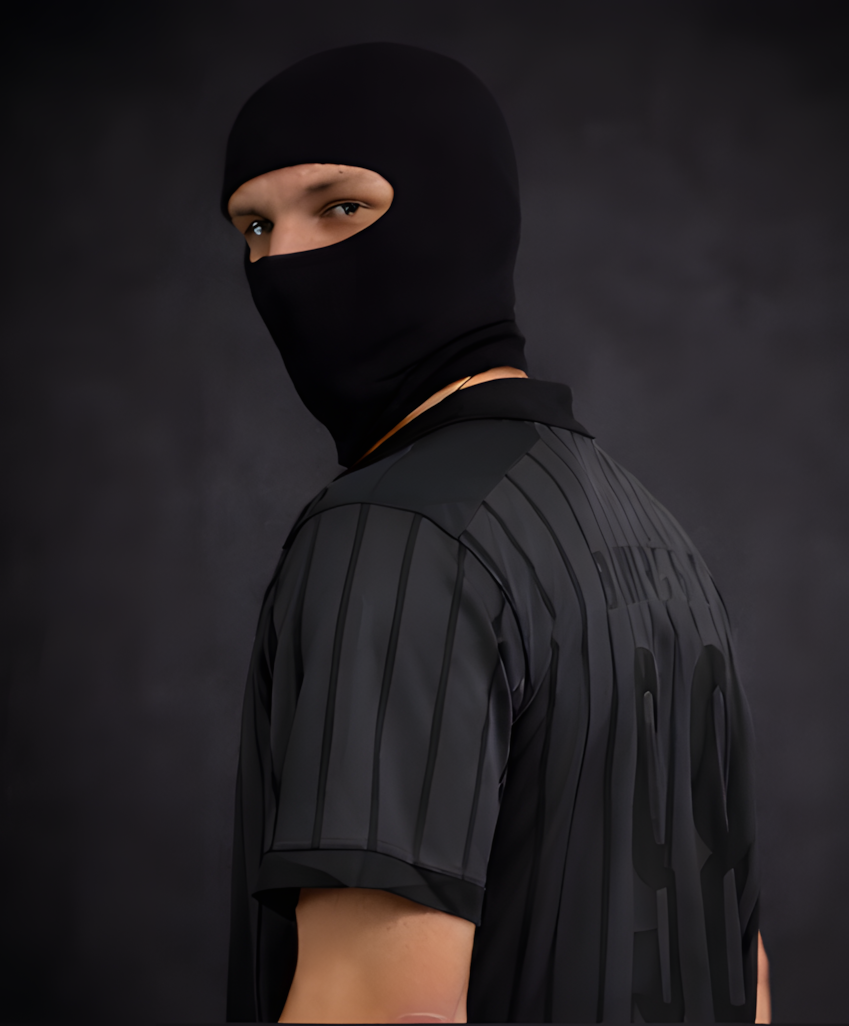 BIKKEMBERGS - BLACK SOCCER POLO