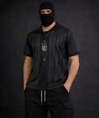 BIKKEMBERGS - BLACK SOCCER POLO