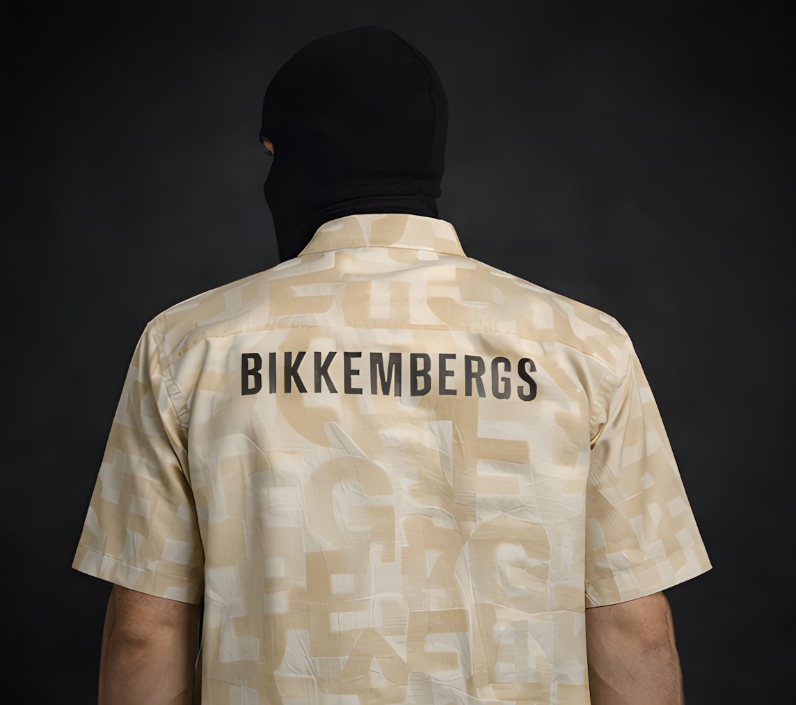 BIKKEMBERGS - BEIGE SOCCER SHIRT