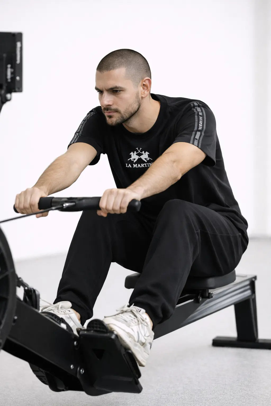 LA MARTINA BLACK TEE