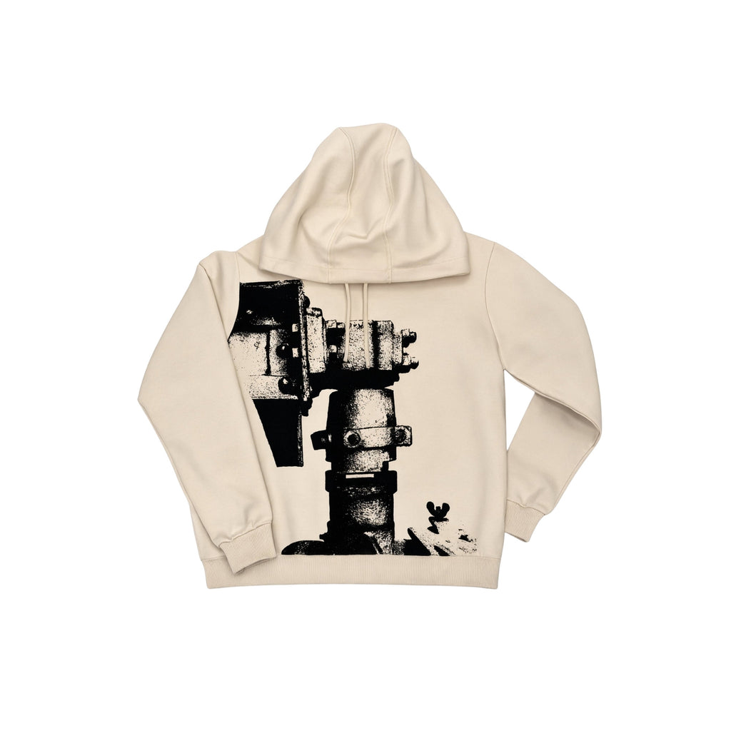 Bikkembergs Graphic Hoodie Beige