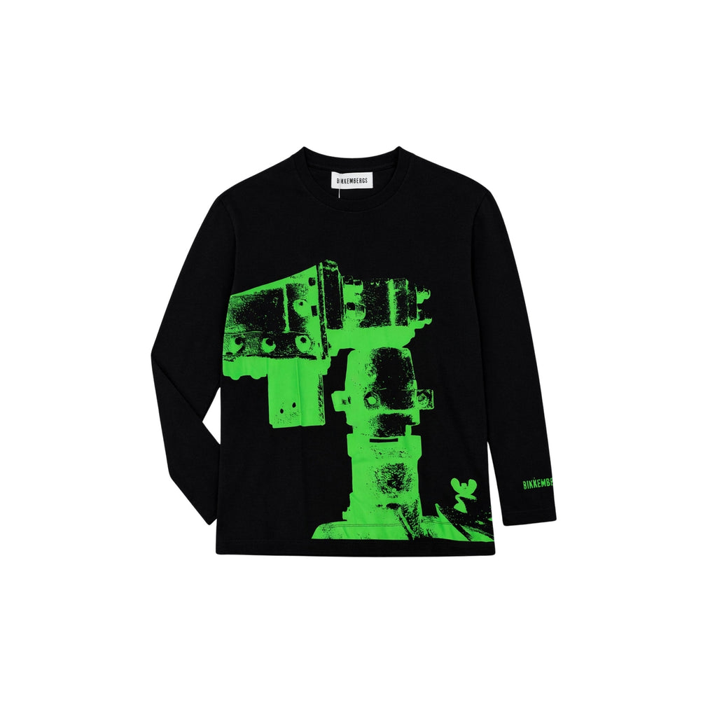 Bikkembergs Long Sleeve T-Shirt Black / Green