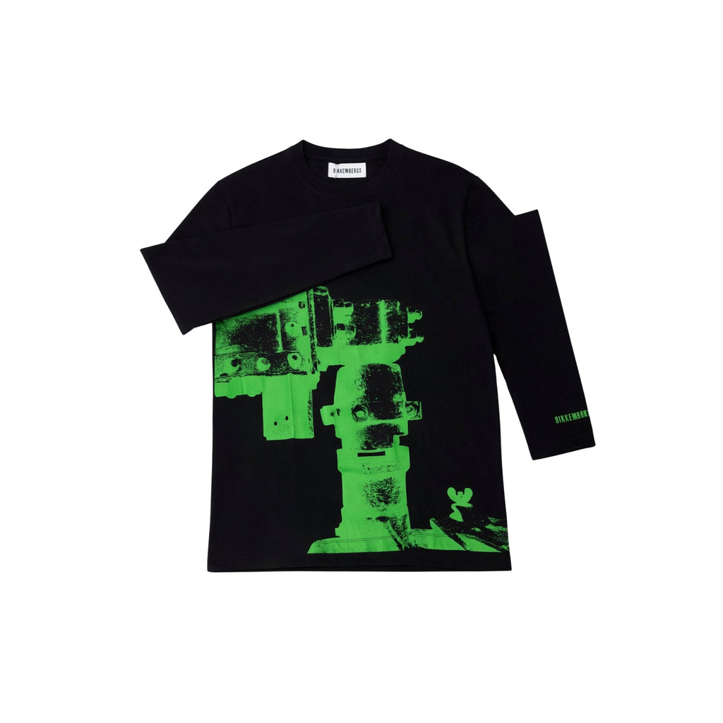 Bikkembergs Long Sleeve T-Shirt Black / Green