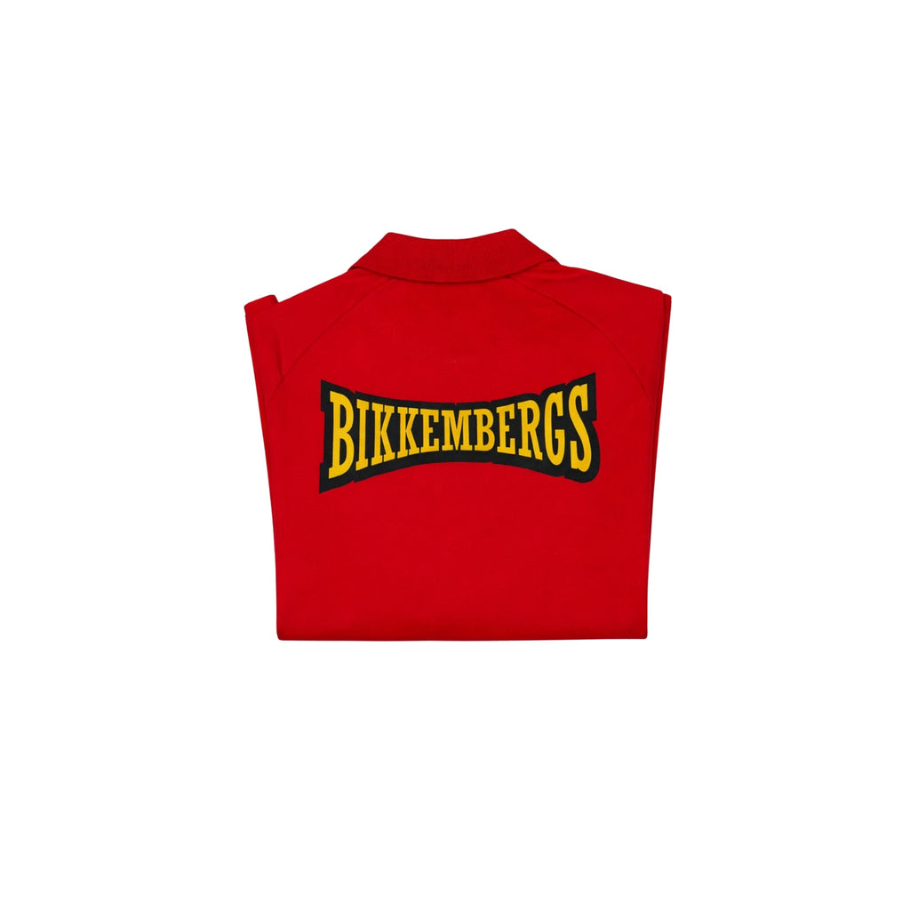 Bikkembergs Slim Fit Polo Shirt Red