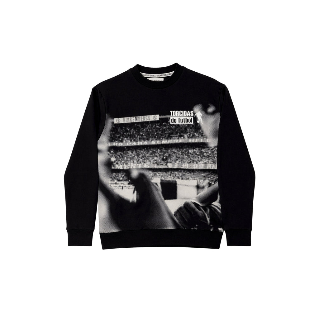 Bikkembergs Stadium Printed Sweater Black