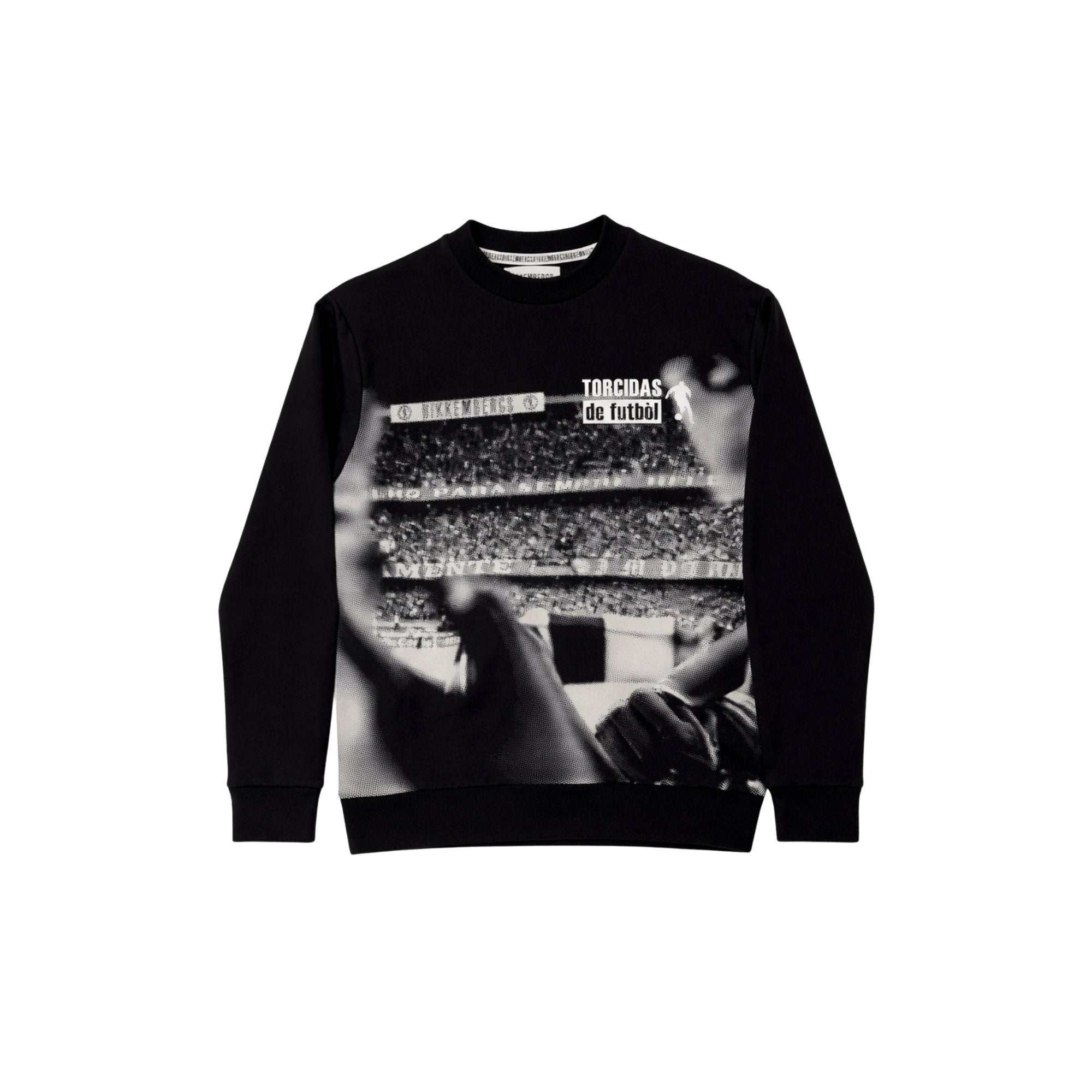 Bikkembergs Stadium Printed Sweater Black