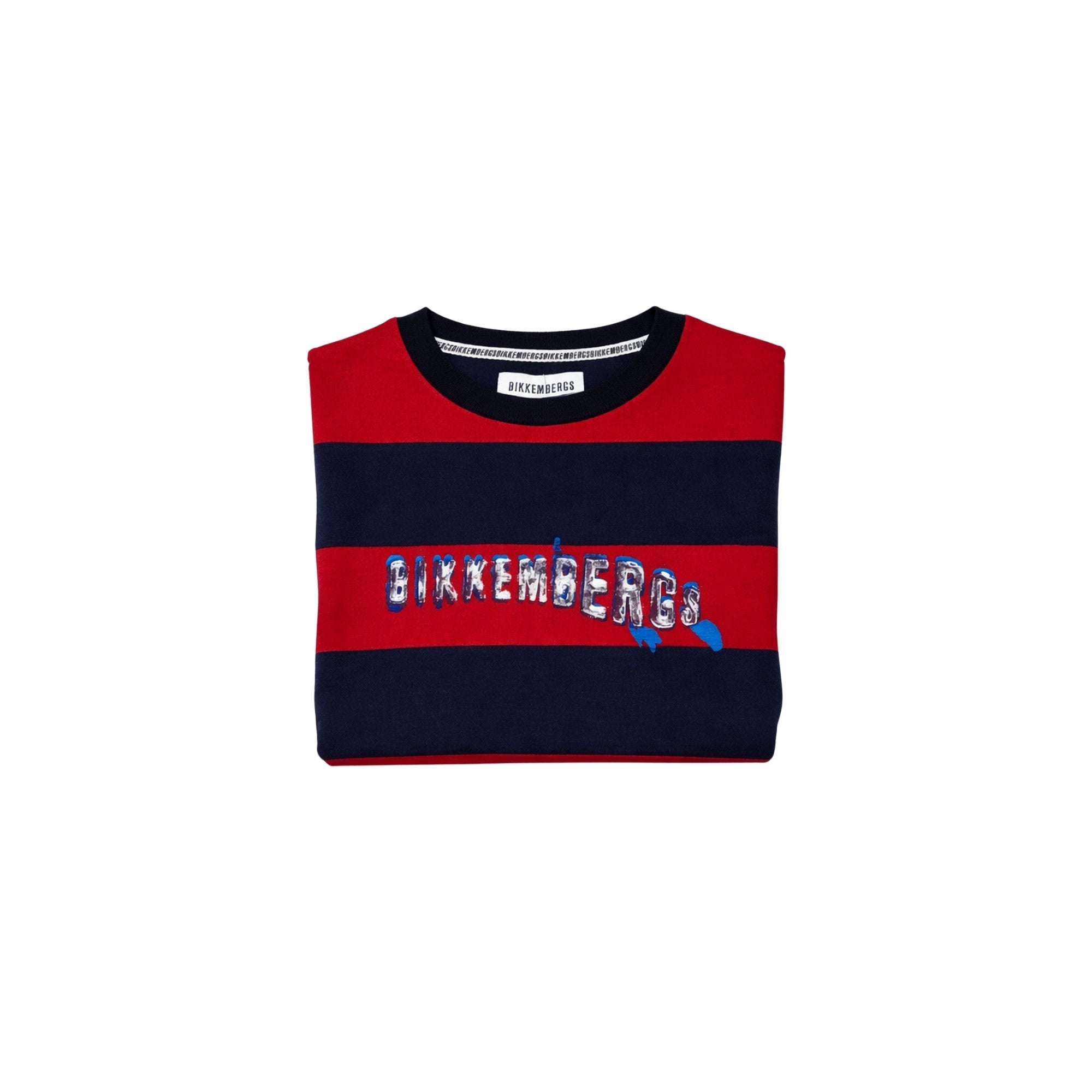 Bikkembergs Short Sleeve T-Shirt Blue / Red