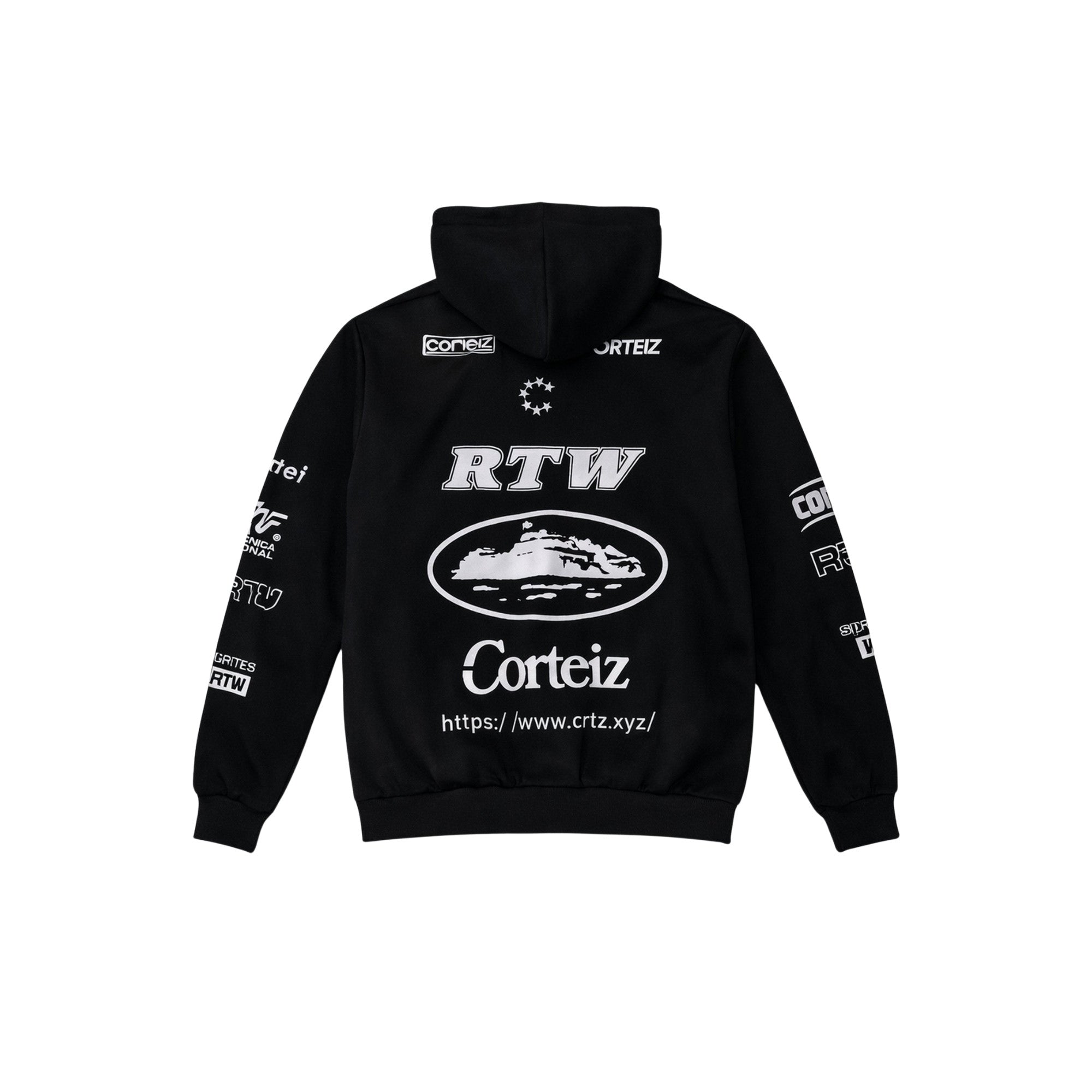 Corteiz Graphic Hoodie Black