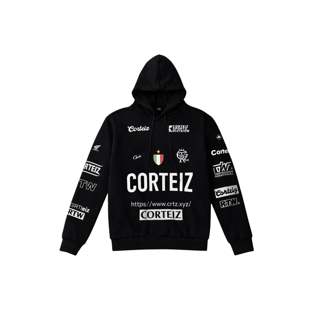 Corteiz Graphic Hoodie Black