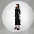 ASCADIA Black Dress