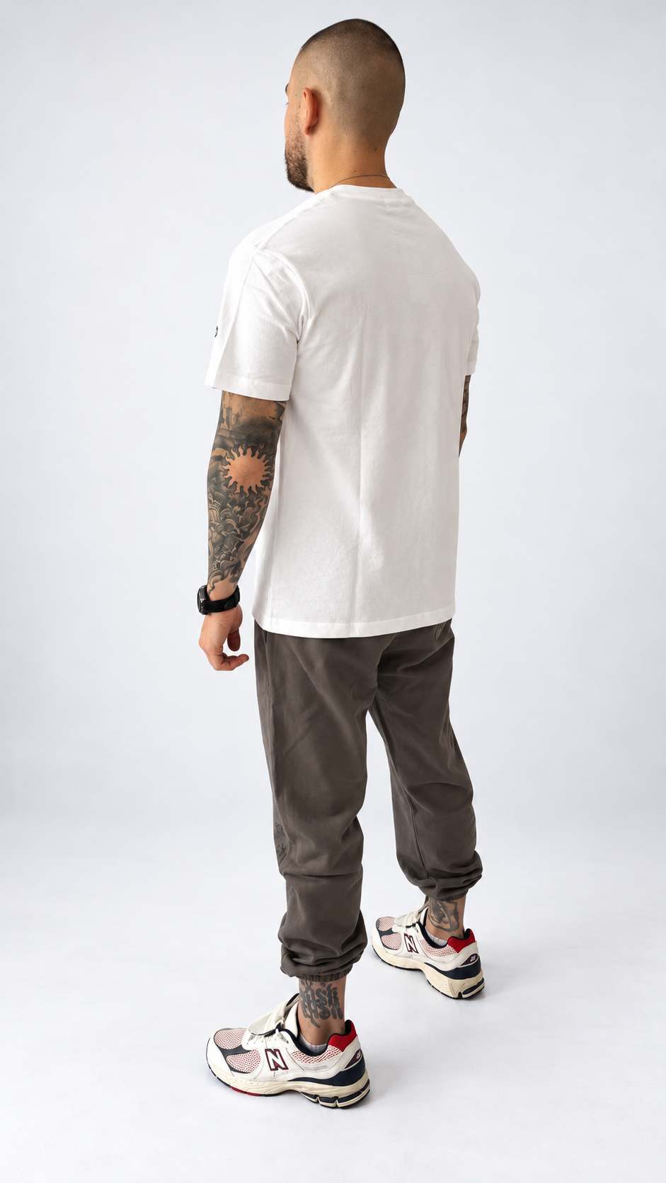 MM6 Distressed Numbers White T-Shirt