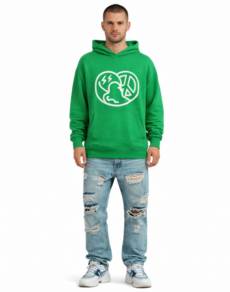 GUESS GREEN HOODIE