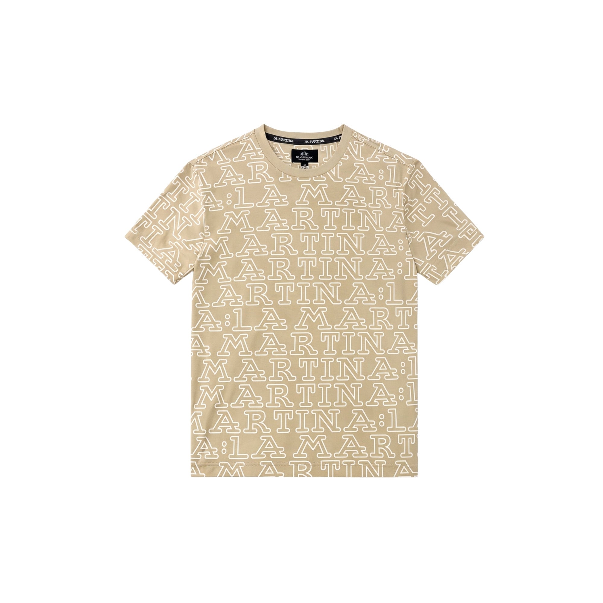 La Martina Logo T-Shirt Beige