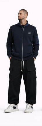 LA MARTINA DARK BLUE ZIPPER