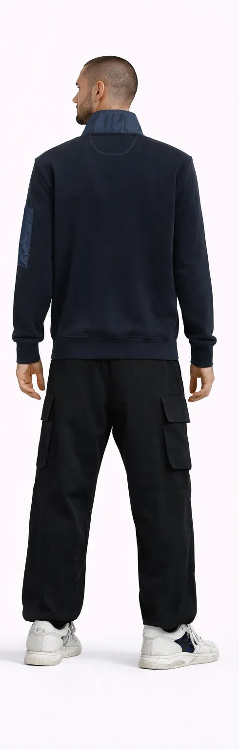 LA MARTINA DARK BLUE ZIPPER