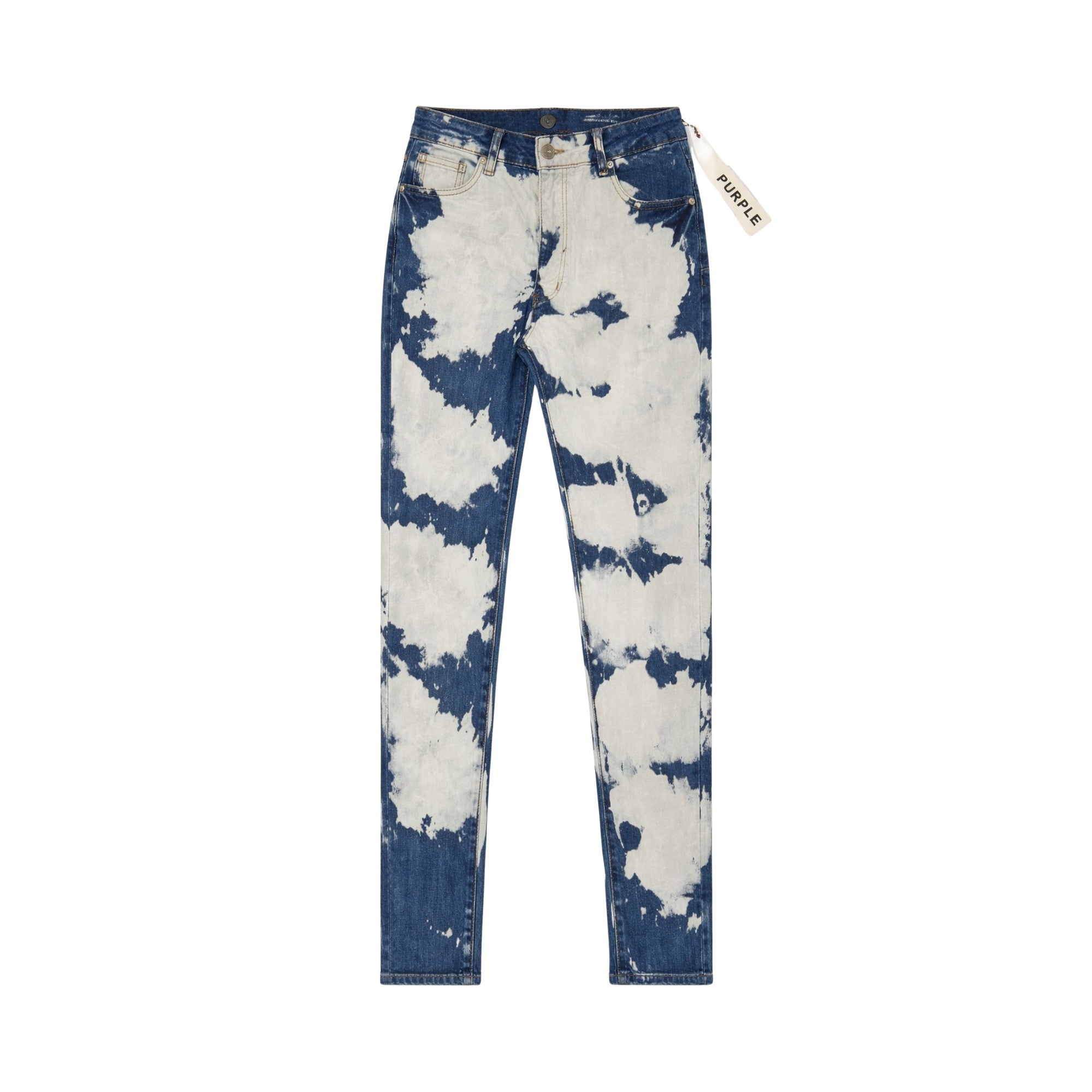 Purple Brand Bleached Jeans Light Blue
