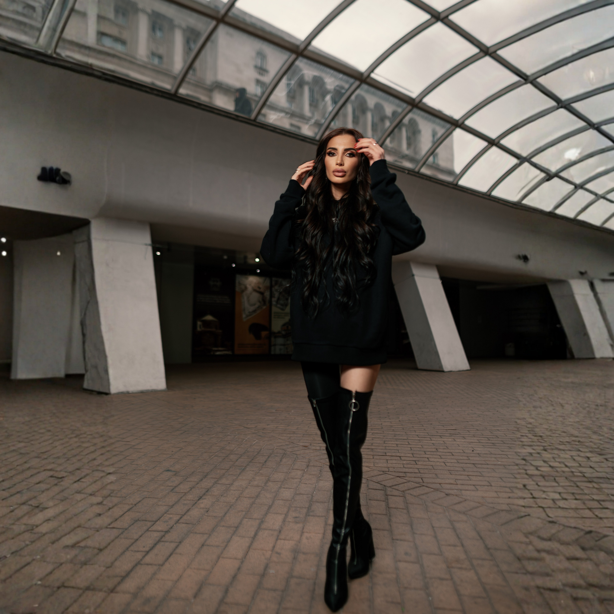 ASCADIA Black Hoodie