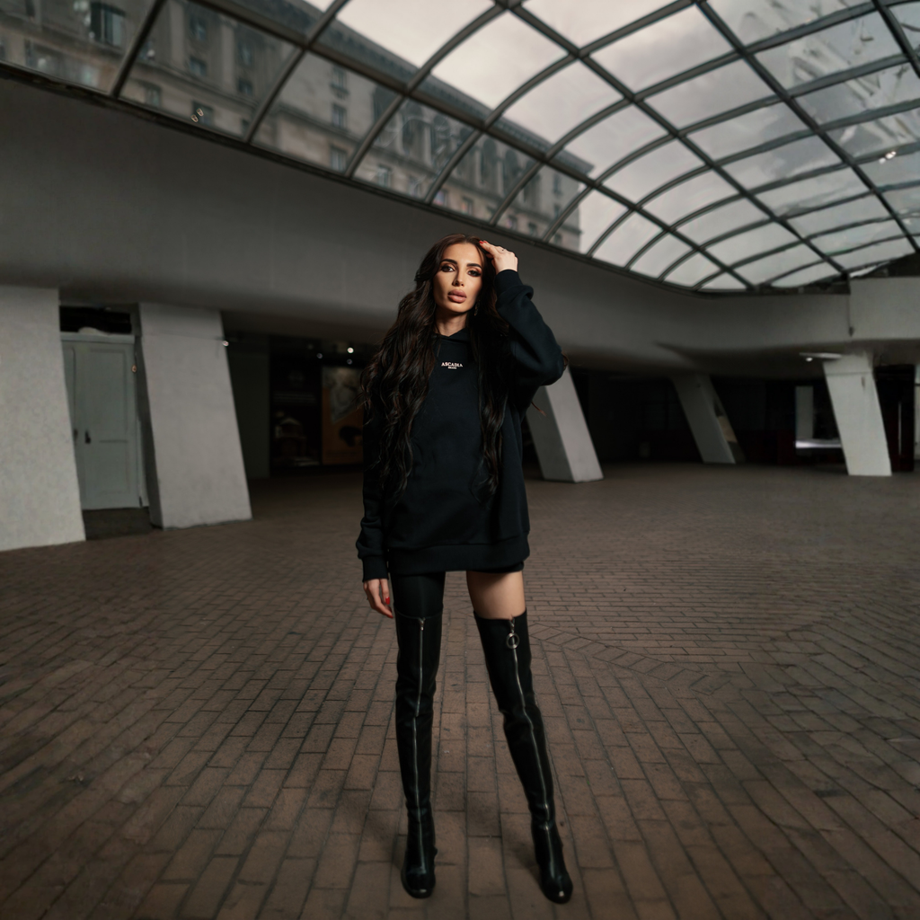 ASCADIA Black Hoodie