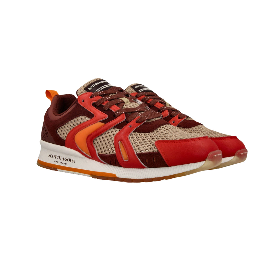 Scotch & Soda Multi Red Sneaker