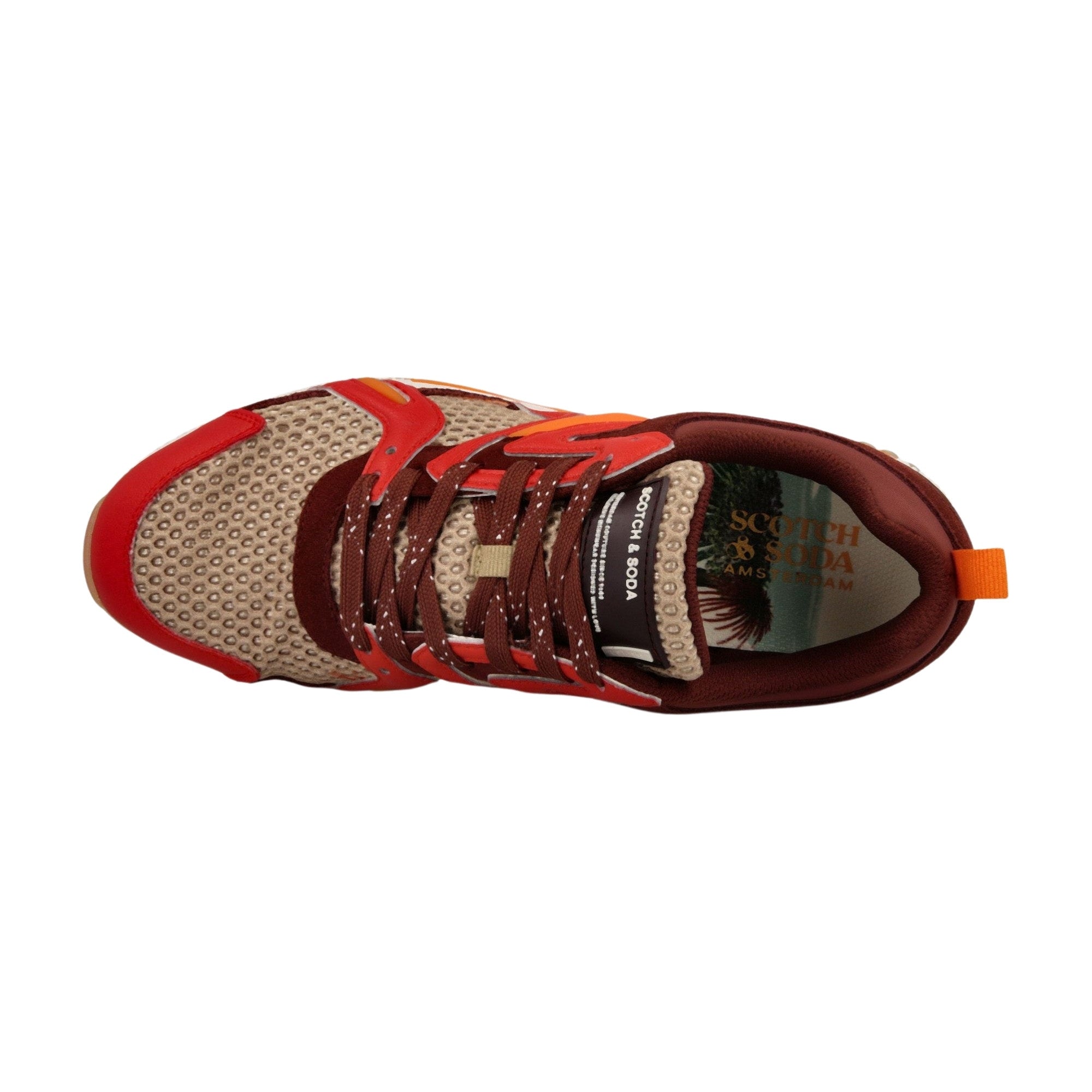 Scotch & Soda Multi Red Sneaker